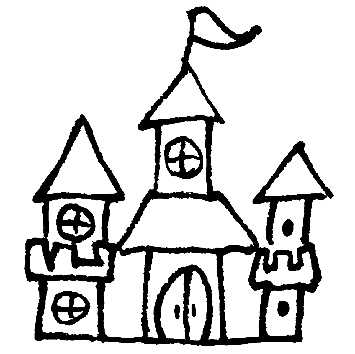 シルエットで描かれたハロウィン風お城のイラスト の Stock ベクターAdobe Stock