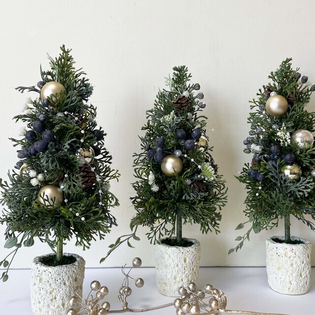 キャンドルクリスマスセンターピース、クリスマステーブルデコレーション、クリスマスアレンジメント - ショップ DecorUA ドライフラワー・ブーケ- Pinkoi