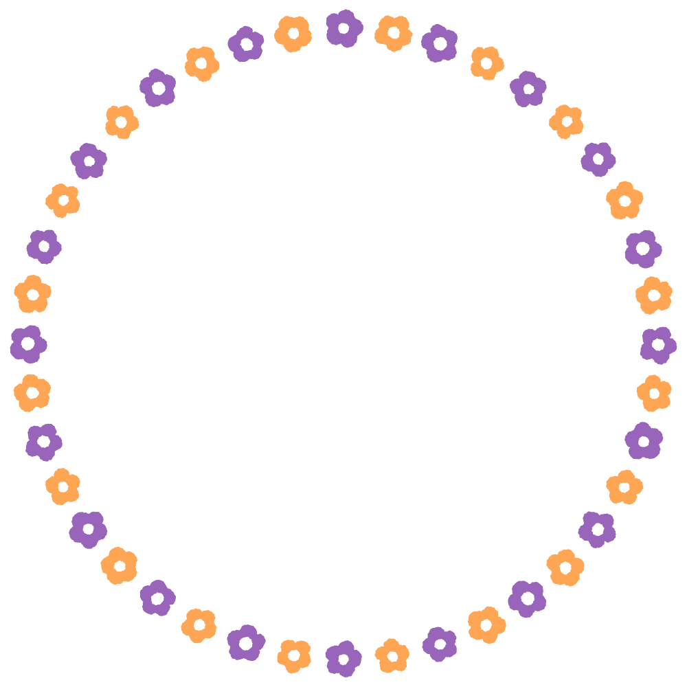 ハロウィンとフラッグガーランドとお城の白黒フレーム飾り枠イラスト無料イラスト かわいいフリー素材集 フレームぽけっと
