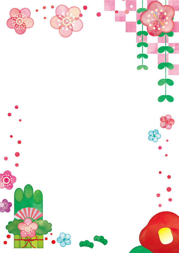 お正月 フレーム イラスト素材6151287- フォトライブラリ