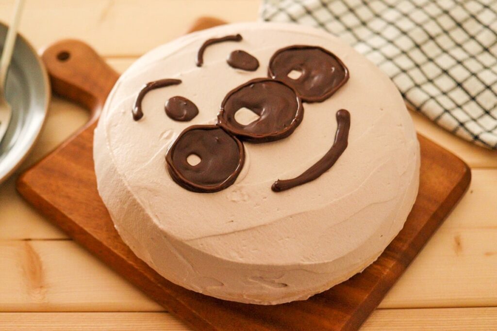 3歳の誕生日にアンパンマンの手作りケーキを作ってみた♪ - ママのお部屋