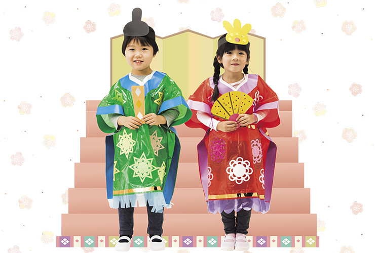 おひなさま お雛様 ひな人形 置物 陶器 オブジェ おしゃれ かわいい 桃の節句 雛飾り ひな祭り 瀬戸焼 日本製 錦絵 華 小紋雛ksn3637ギギliving