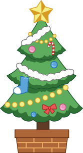 クリスマスツリーとプレゼントのイラスト - ONWAイラスト