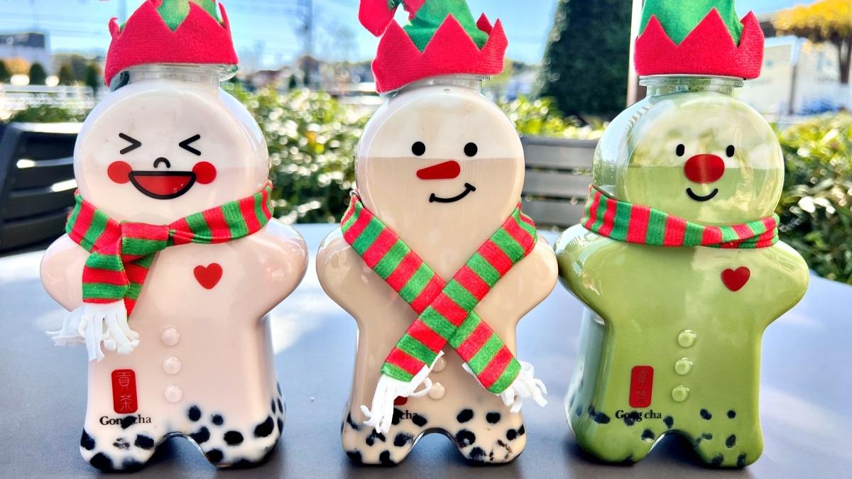 ゴンチャ クリスマス ジンジャーブレッドマン クッキーボトル 2点セット - メルカリ