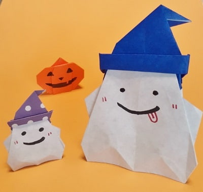 ハロウィンの折り紙「コウモリ」大人の折り紙インテリア