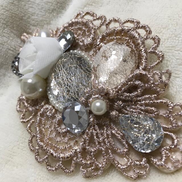 結婚式 お呼ばれ ゲスト アクセサリー バレッタ 髪飾り ハーフアップ