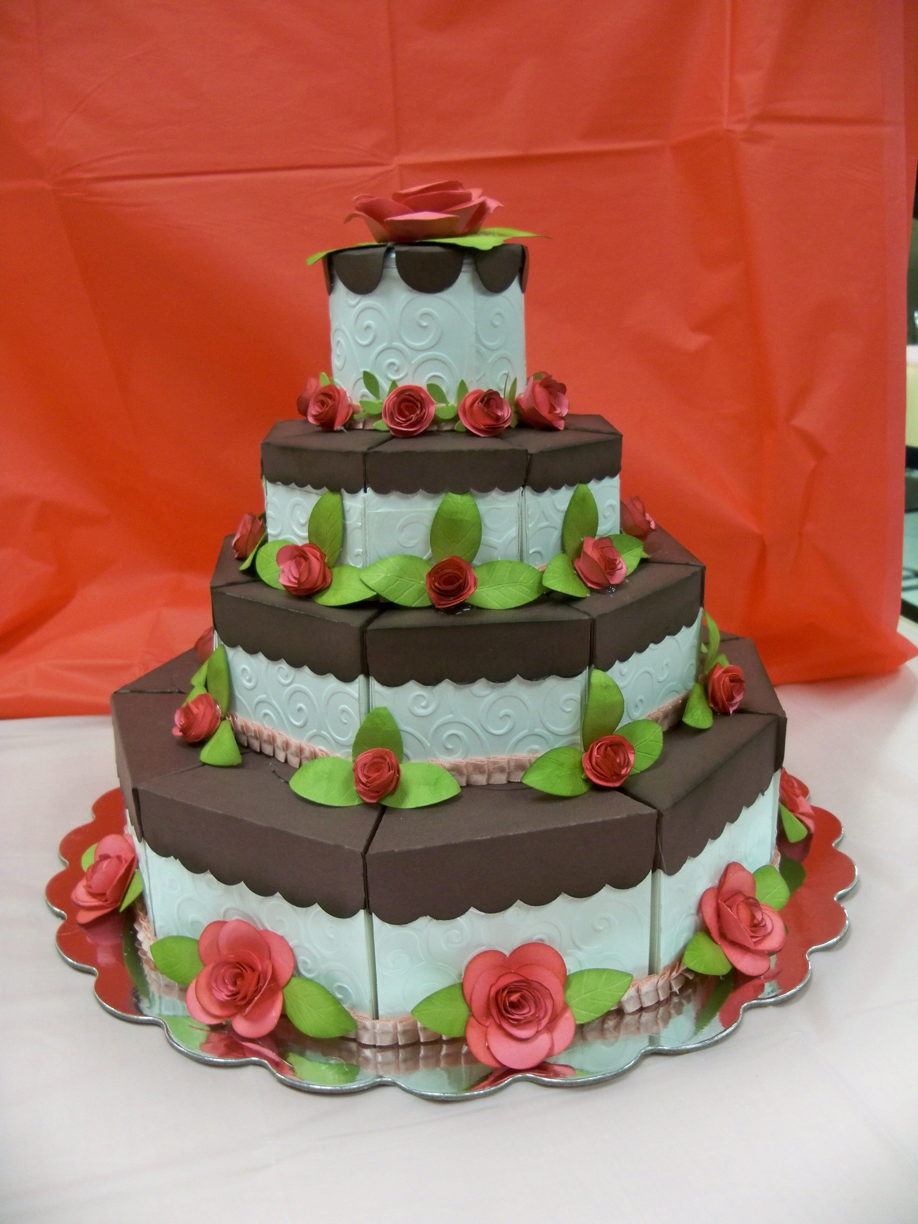 折り方＞おりがみのケーキ~Instruction : Origami CakeOrigami Yuki in カナダ