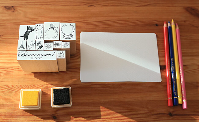 年末年始のグリーティングカードLINEスタンプたまや