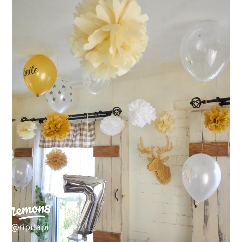 ダイソーで作るハーフバースデー飾り付け