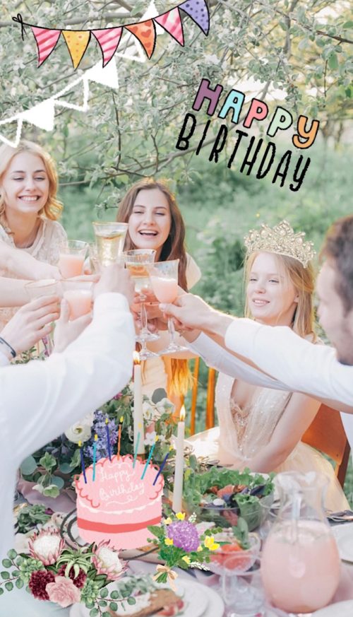 誕生日のインスタストーリーを可愛くおしゃれに加工するテクと無料アプリAdobe Express