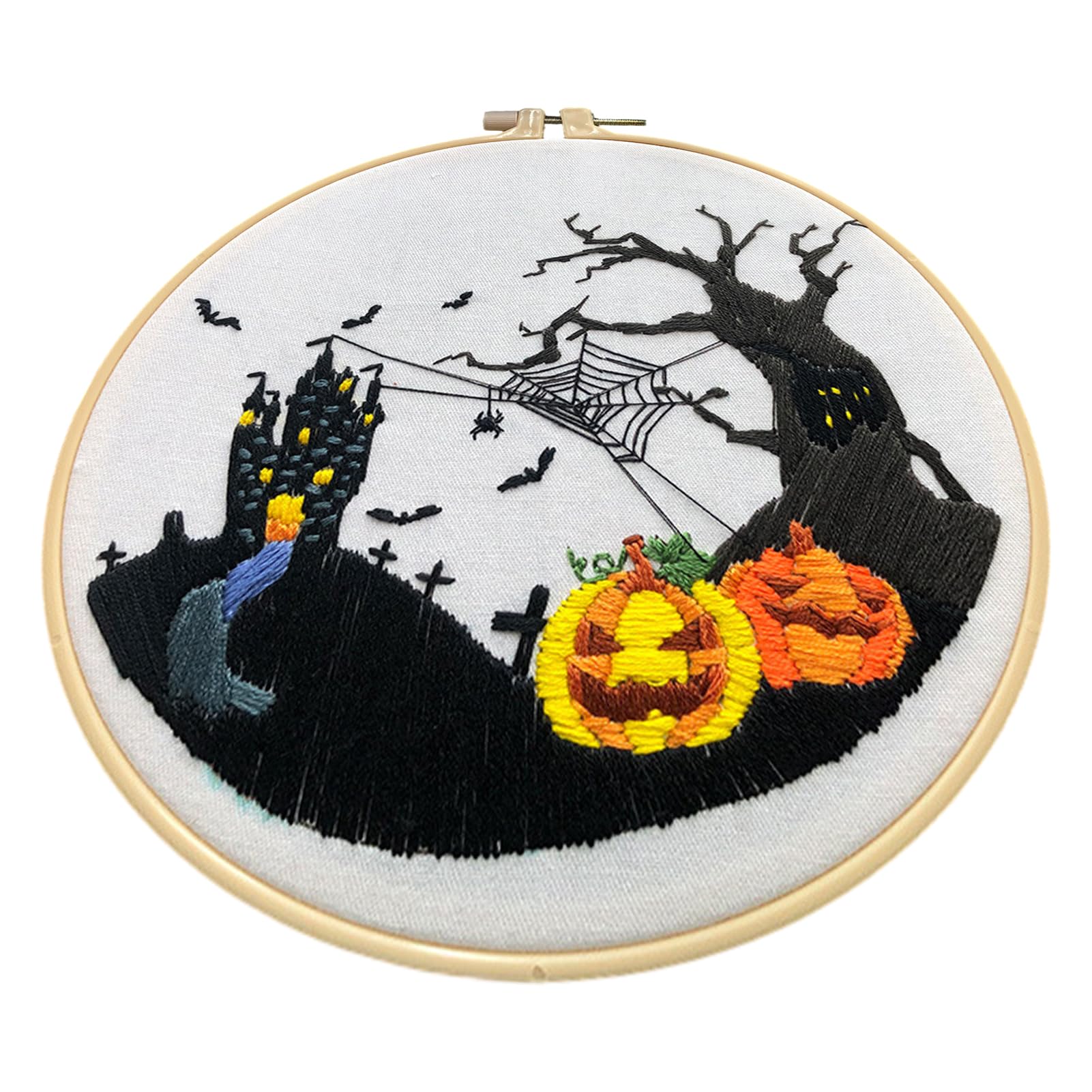 ハロウィン3種類 刺繍キット 刺繍セット ハロウィンパーティー 飾り ハロウィーン トリックオアトリート - メルカリ
