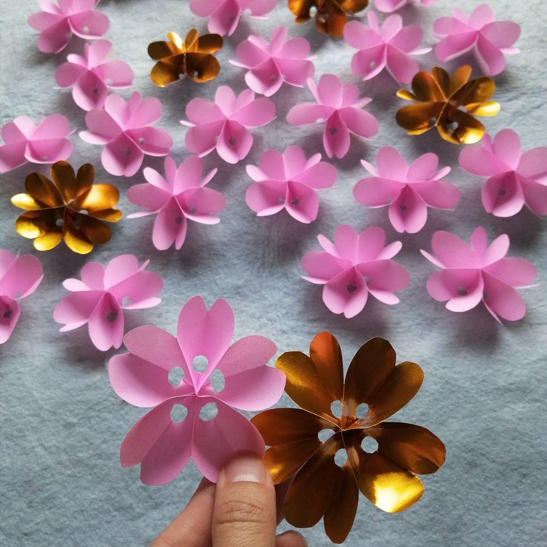 ひな祭り 折り紙 お内裏様お雛様飾り台梅の花桃の花桜の花🌸折り方How to make Japanese Hina doll 桜梅桃折り紙おりがみorigami