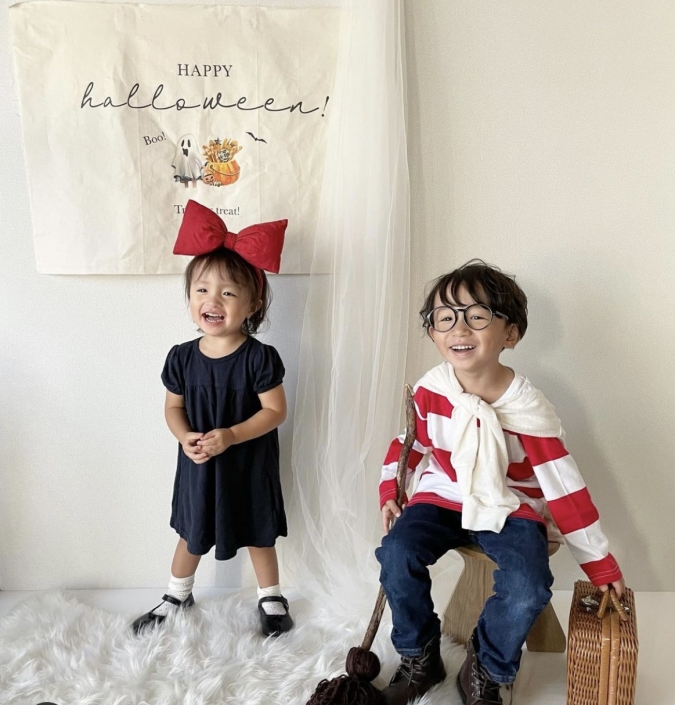 ハロウィン 100均フェルトでかぼちゃ衣装の作り方 型紙ありみみねこ日誌