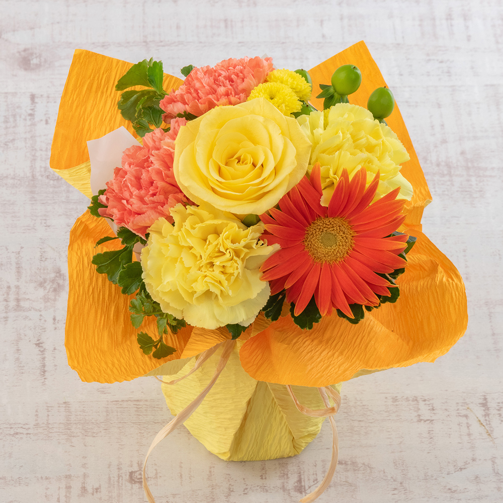 敬老の日に贈る花エーデルワイス 花の贈り物フラワーギフト通販 花宅配 水戸市