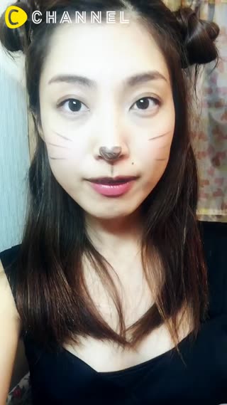 いつものアイテムで！資生堂が“黒猫”ハロウィンメイクを伝授1 3女性セブンプラス
