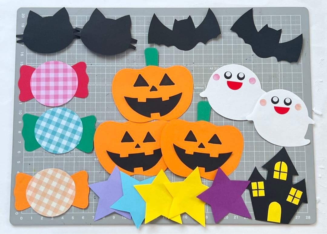 壁面飾り ハロウィン かぼちゃ おばけ 保育 壁面製作 - メルカリ