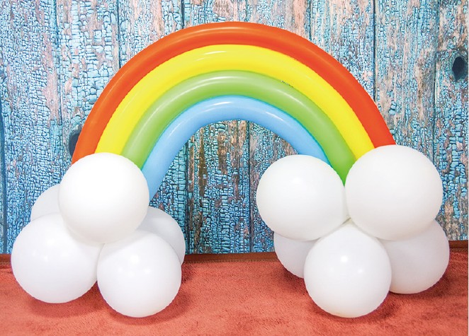 100均の連結バルーンを使ってお家で簡単にバルーンアーチを作る方法