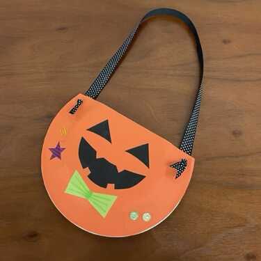 紙コップのハロウィンバッグの作り方 簡単でかわいいカボチャとネコ- YouTube