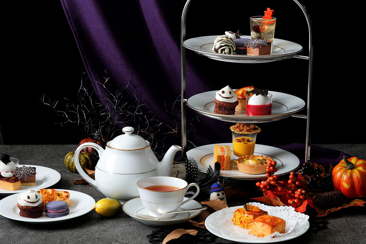 ピンクで彩るハロウィンアフタヌーンティーがANAクラウンプラザホテル大阪で、おばけやカボチャスイーツ - ファッションプレス