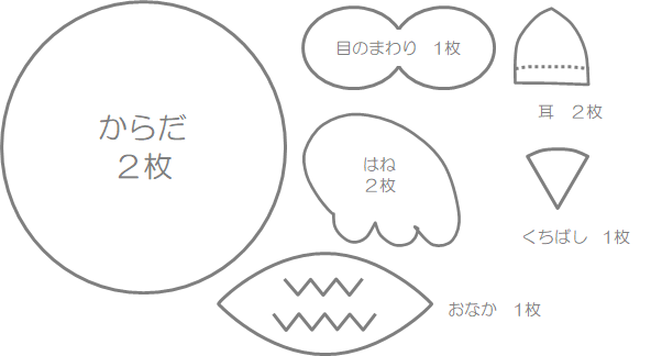 フェルトでハロウィン飾りを手作りしよう吊るし飾りの作り方 – Monosiri