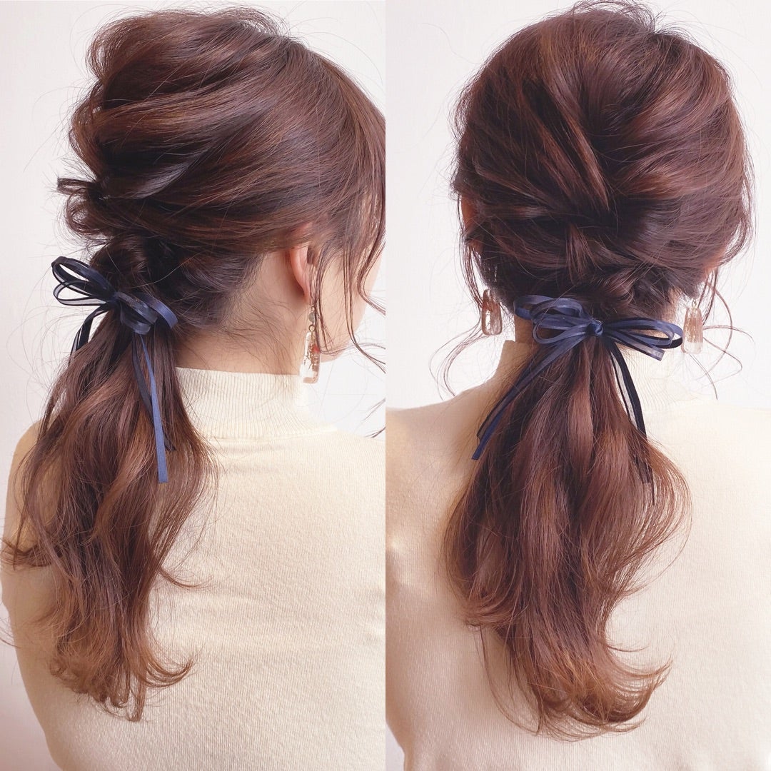 結婚式の簡単お呼ばれセルフヘアアレンジ！パーティードレスに似合う初心者向けの髪型もfolk