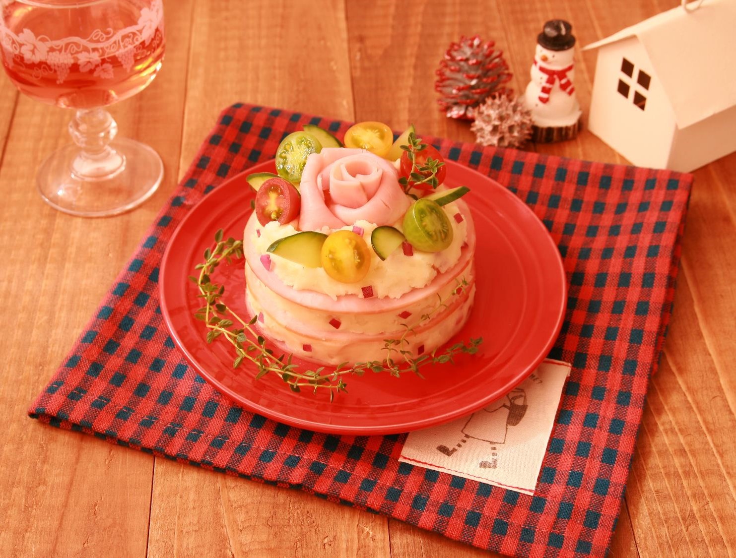 ポテサラケーキ🎂お誕生日おめでとう🎊cocomamaが投稿したフォトブックLemon8