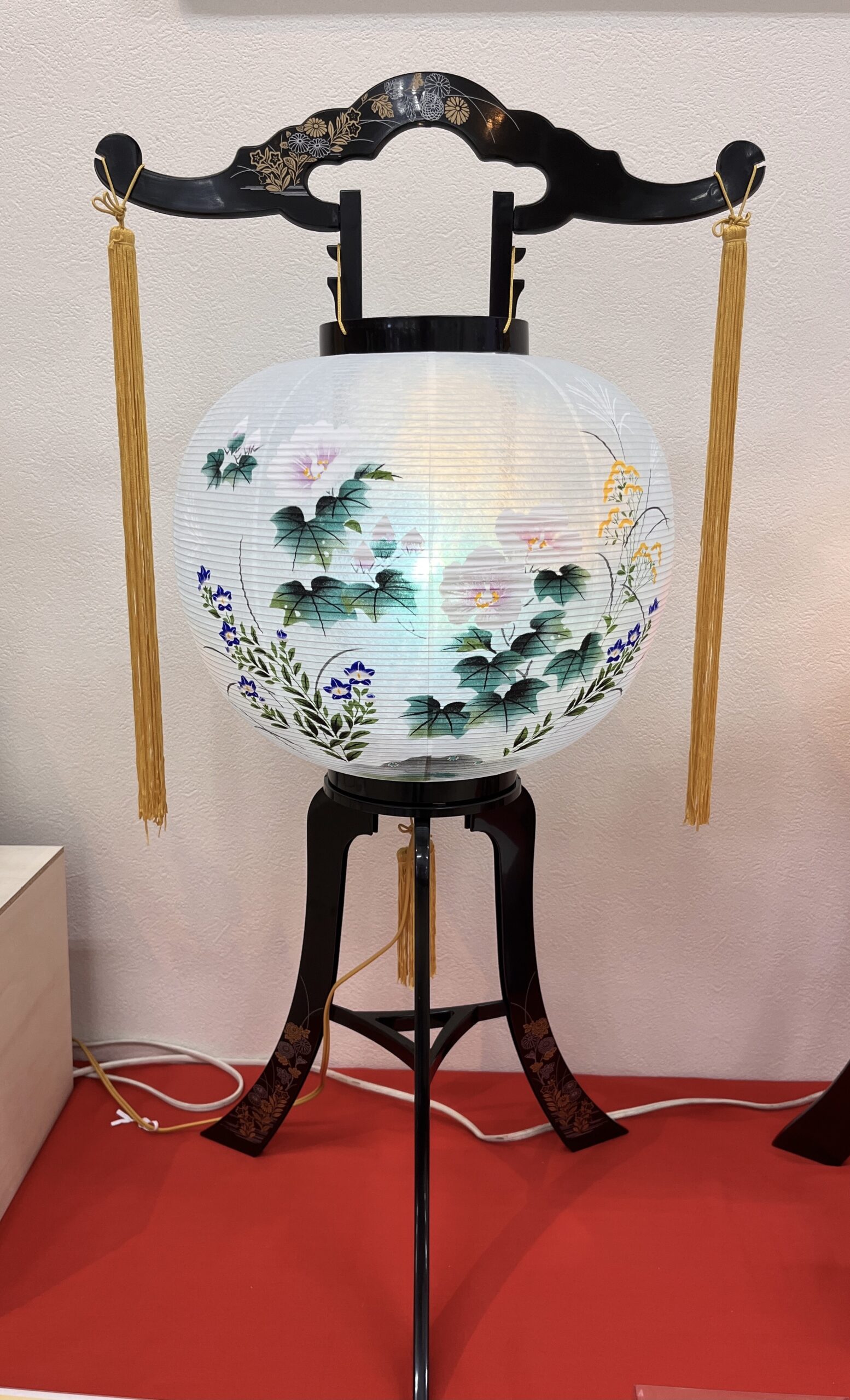 盆提灯 盆ちょうちん お盆提灯 インテリア提灯 フローラルF79 ほおずき2型 回転提灯 ほおづき 提灯 お盆 盆飾り お盆飾り 回転灯 灯籠飾り お急ぎ出荷対応品初盆 新盆 盆灯籠 仏壇用品 灯篭 仏具 回転 盆 初盆飾り お盆供養 回り灯籠仏壇 仏具 神棚のハセガワ仏壇