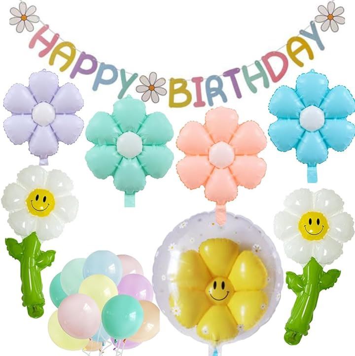 誕生日 バルーン 飾り付け セット ローズレッド 風船 装飾 女の子 バースデー happy birthday 祝い かわいい 男女兼用デコレーション装飾 記念日