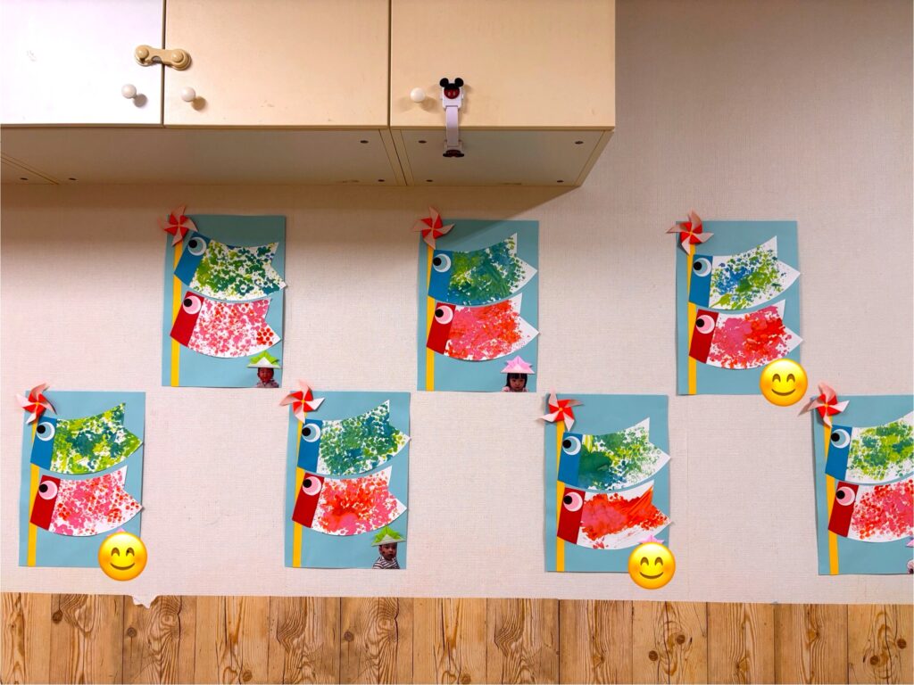 こいのぼり製作をしました。チコナーサリー 保育園＆ネイルサロン