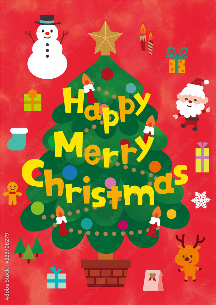 かわいいクリスマスのキャラクターかわいいクリスマスの飾りベクトル イラスト - クリスマスのベクターアート素材や画像を多数ご用意 - クリスマス,雪だるま, トナカイ - iStock