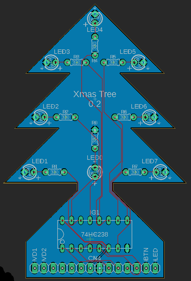 クリスマスカード「ウィッシングツリー」 10枚1セット箔押しアクセサリー台紙ＦＵＤＡ
