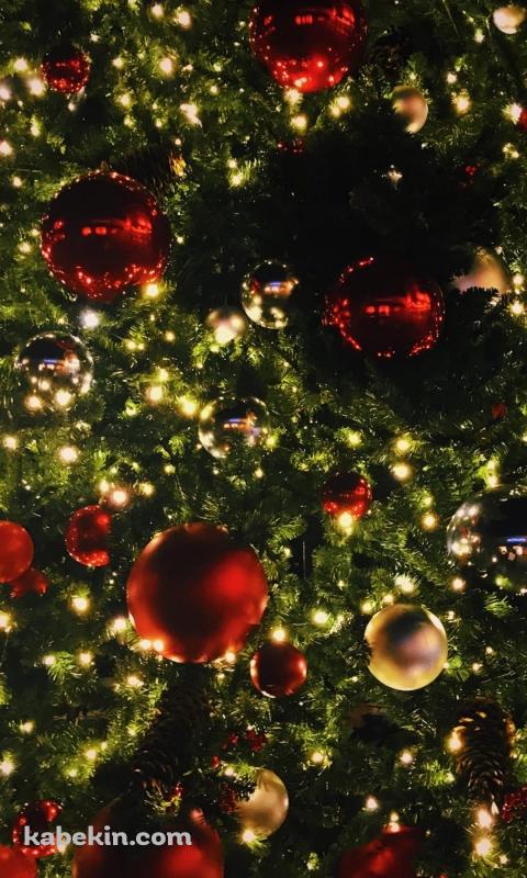 クリスマスのイラストNo.230『壁紙：クリスマス飾り』 無料のフリー素材集 花鳥風月