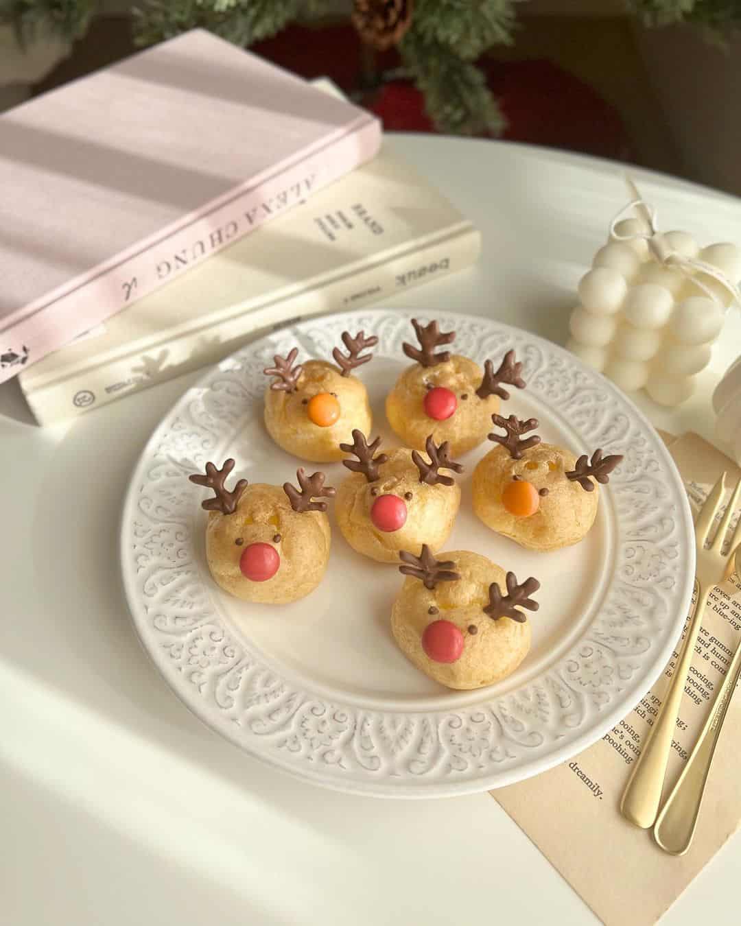 クリスマス ディナー テーブル