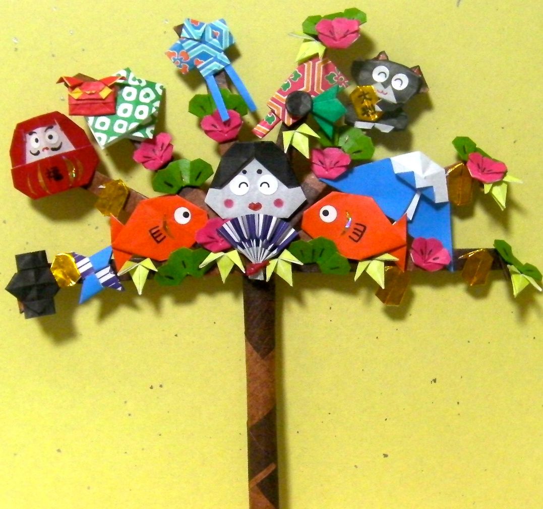 お正月の折り紙アイデア12選～しめ縄・門松・だるま・お年玉袋など保育士・幼稚園教諭のための情報メディア ほいくis ほいくいず