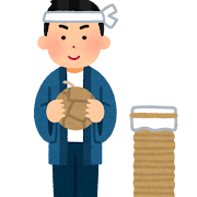 花火大会で浴衣を着てデートするカップルの無料イラストイラストセンタ