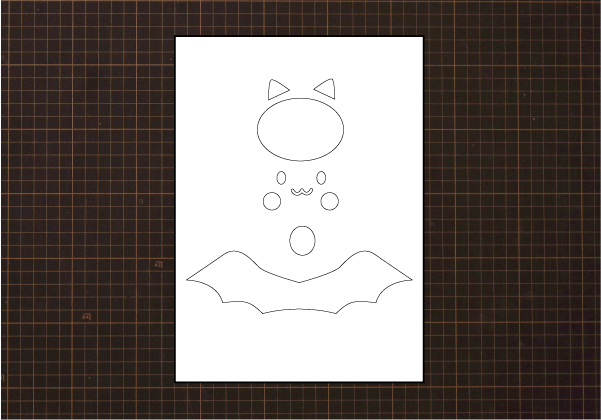 色画用紙手作り「かわいいハロウィンの壁飾り」図工人図工人