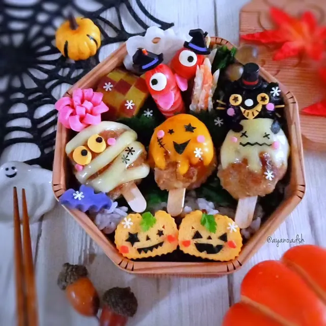 蓋を開けると毎日がハロウィン♪ハロウィンお弁当６選 - SnapDish Food Camera