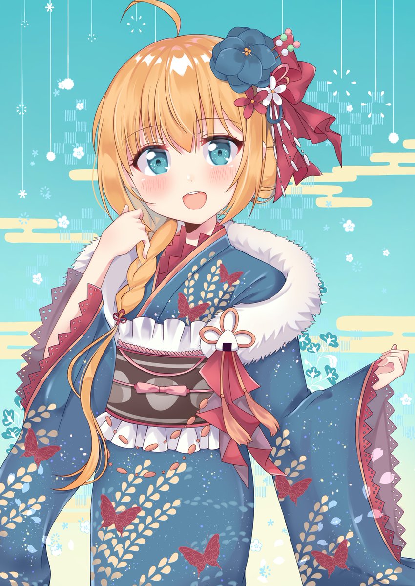 和風・和服女の子の描き方。お正月、年賀状イラストの参考に！お絵かき図鑑