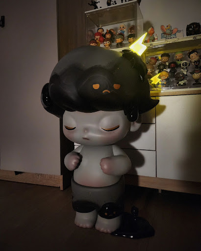 ポップマート LABUBU ハッピーハロウィンパーティーシリーズ Happy Halloween Party SeLAries-SittingPumpkin Vinyl Plush