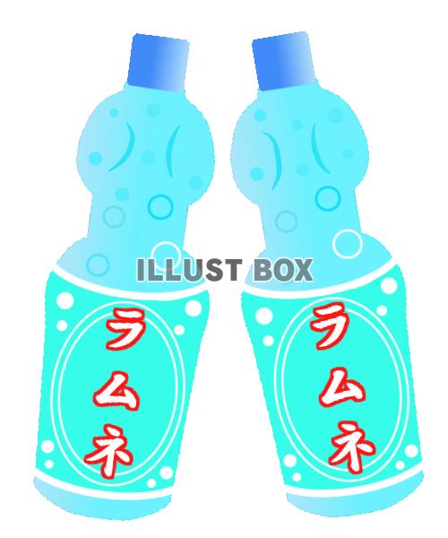 フリーイラスト6種類の夏の風物詩のラムネのセットでアハ体験GAHAG著作権フリー写真・イラスト素材集 - GAHAG著作権フリー写真・イラスト素材集