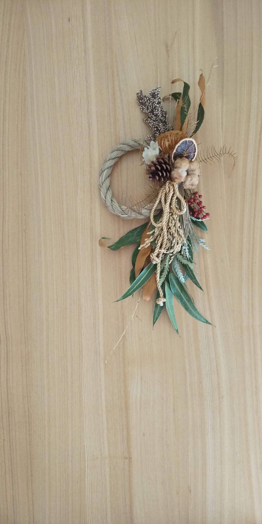 東京のフラワーのワークショップ：しめ縄飾り ワークショップCraftie クラフティ