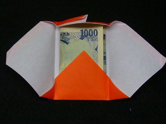 簡単かわいい折り紙ポチ袋の作り方