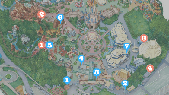 完全ガイド ディズニーランド・ディズニーシーのタバコ販売ショップ、喫煙所Discovery Disney