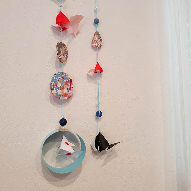 折り紙の魚 簡単な折り方！切らない・平面・幼児でもできる