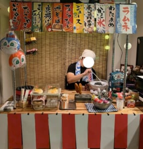 子供の手作りお祭り屋台！ 金魚すくい 射的 駄菓子 本格ごっこ遊び大阪の絵画教室・お絵描き教室モネスク