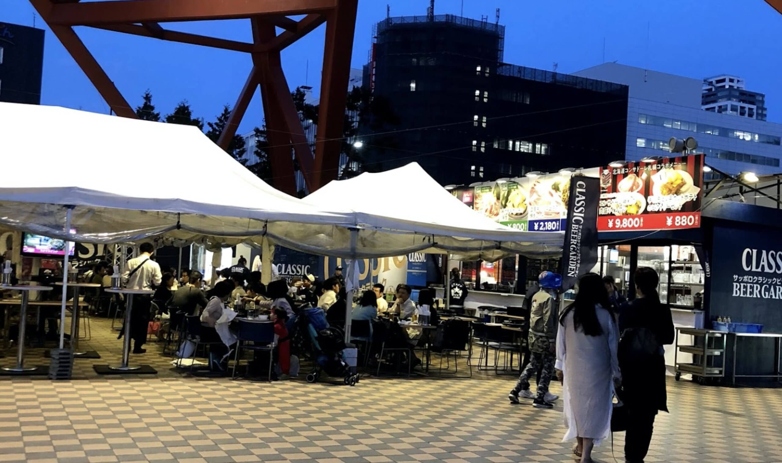 すすきのシャンゼリゼビルで『屋上ビアガーデン SKY Garden すすきの札幌店』が7月1日より開催札幌リスト