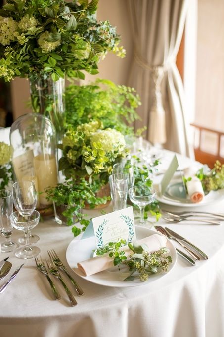 結婚式披露宴のテーブルコーディネート テイスト・季節別 おしゃれな実例23選みんなのウェディングニュース