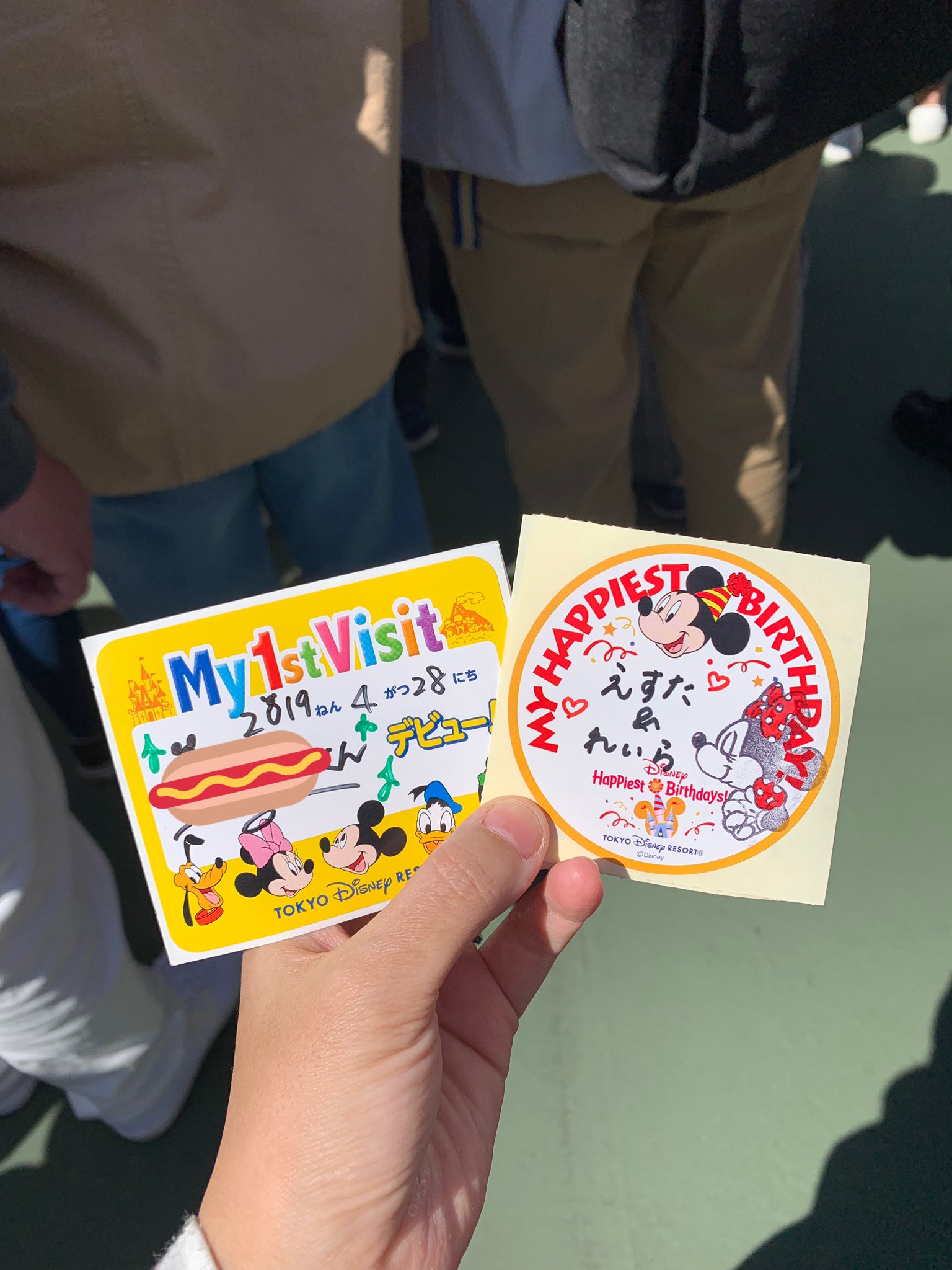 ディズニー 結婚記念日シール貰い方TikTok