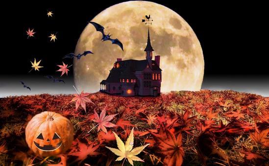 ハロウィンのかぼちゃのある風景07のイラスト素材107512561- PIXTA