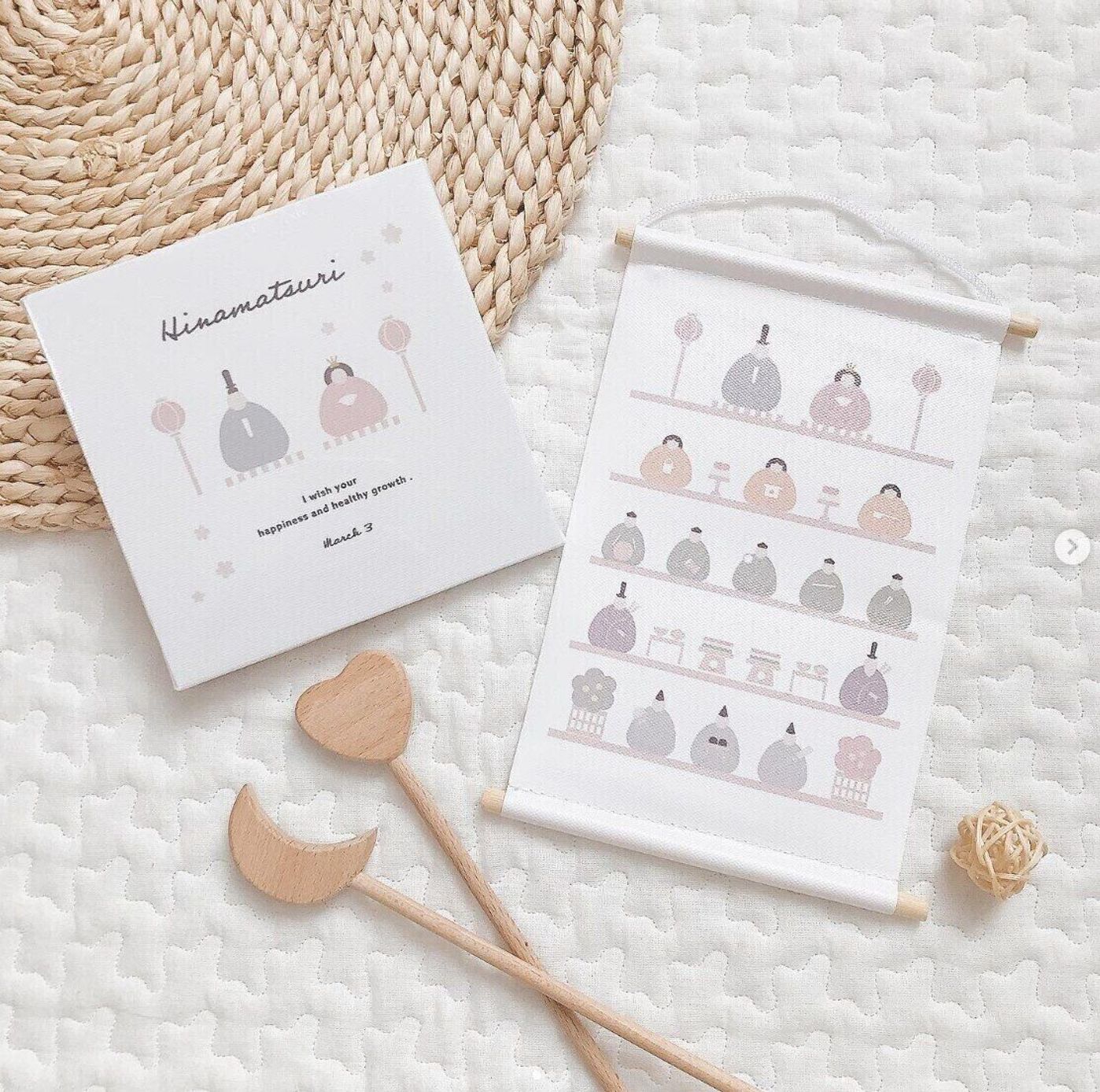 セリアのひな祭り！ウォールステッカーや飾りも100均でかわいく